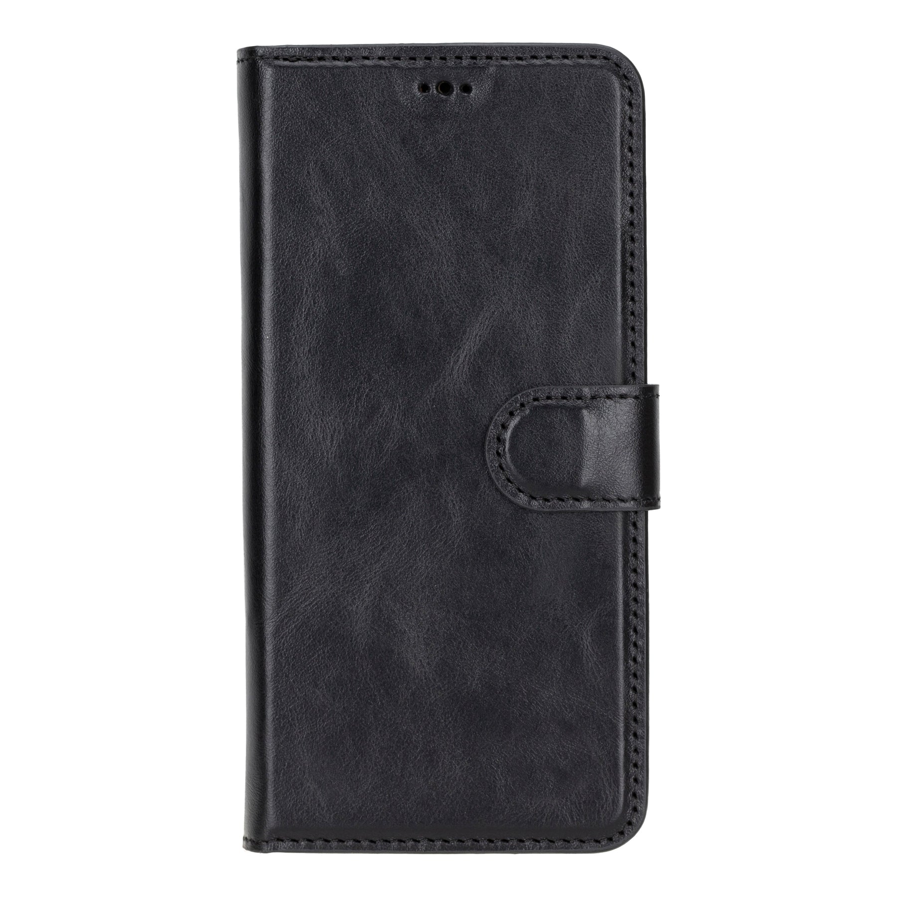 Magische Samsung Galaxy S24-Serie, abnehmbare Echtleder-Brieftaschenhülle – MW