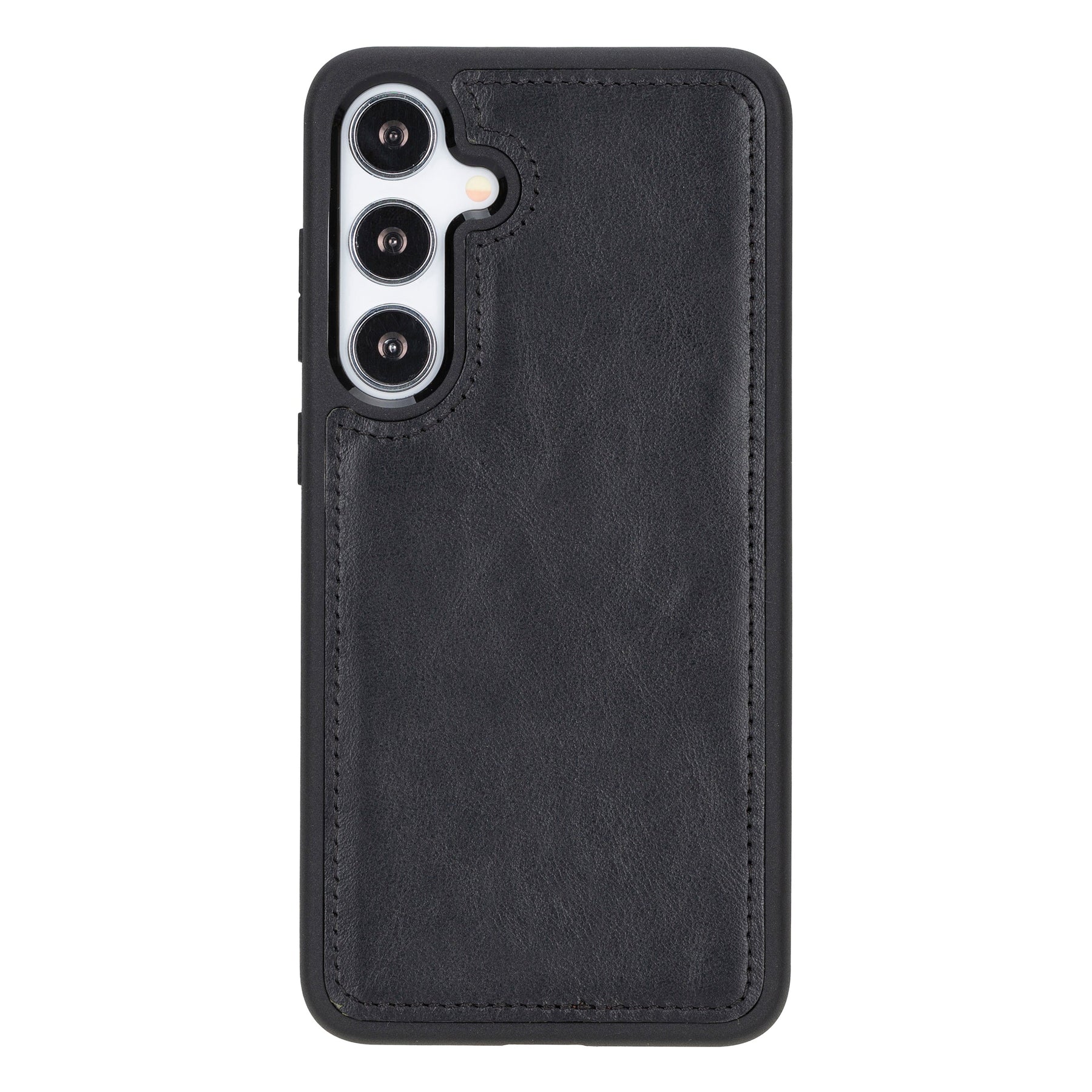 Magische Samsung Galaxy S24-Serie, abnehmbare Echtleder-Brieftaschenhülle – MW