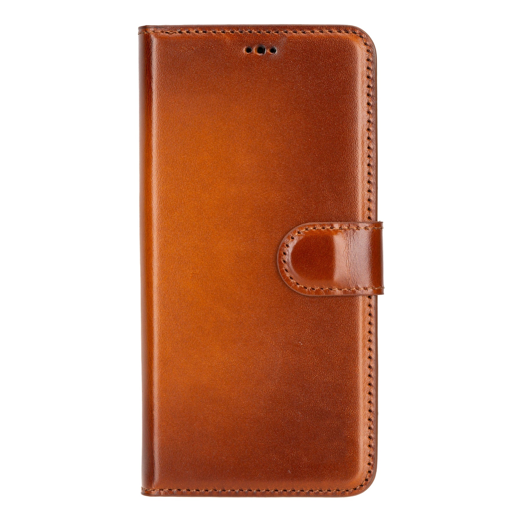 Magische Samsung Galaxy S24-Serie, abnehmbare Echtleder-Brieftaschenhülle – MW