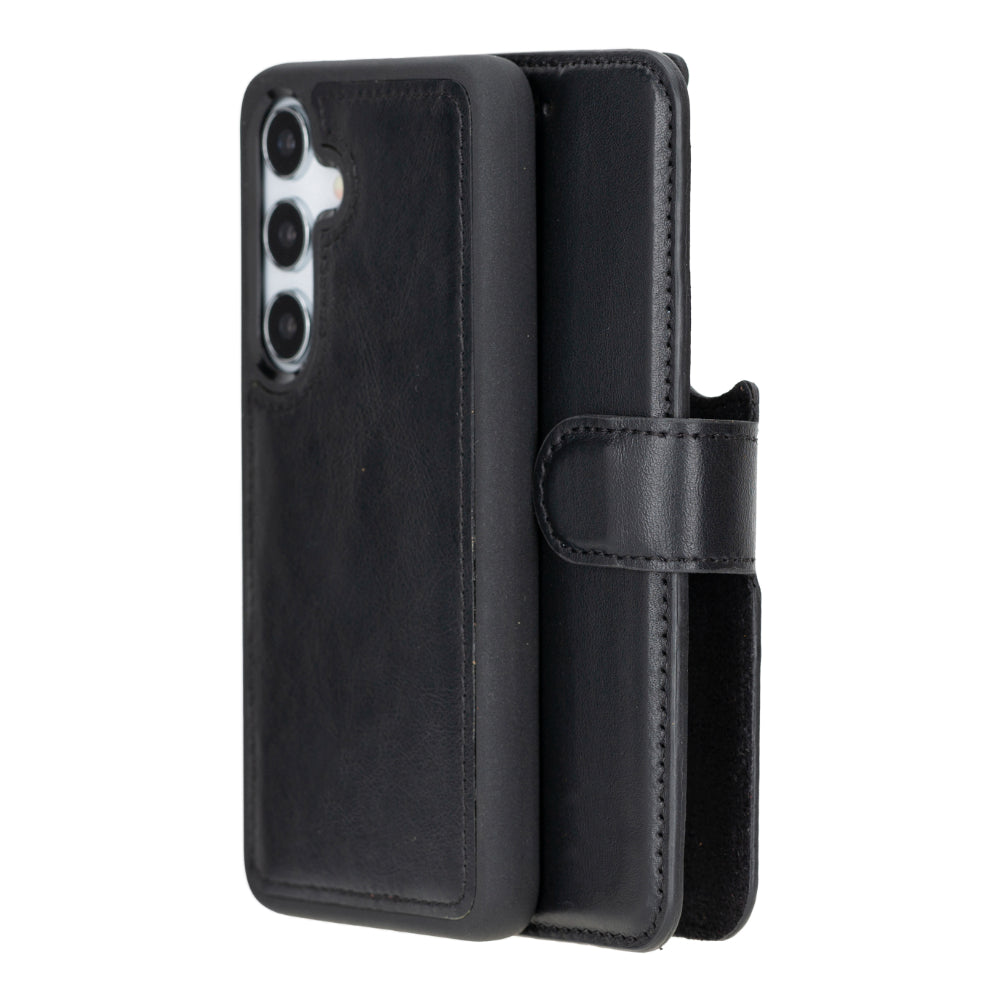 Magische Samsung Galaxy S25 abnehmbare Leder-Brieftaschenhülle