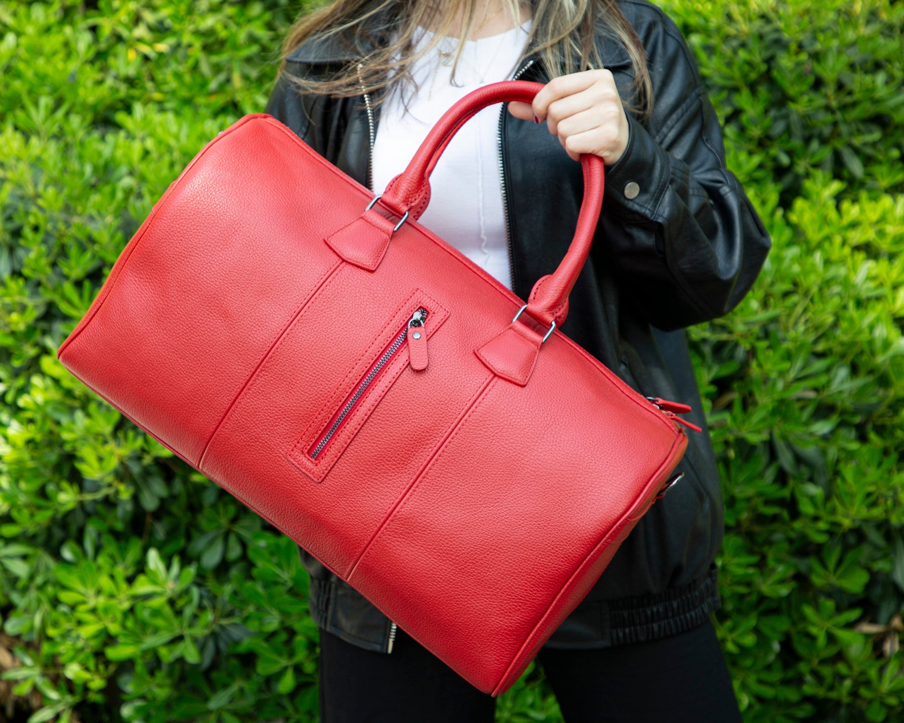 Dolly Weekender-Reisetasche aus Leder