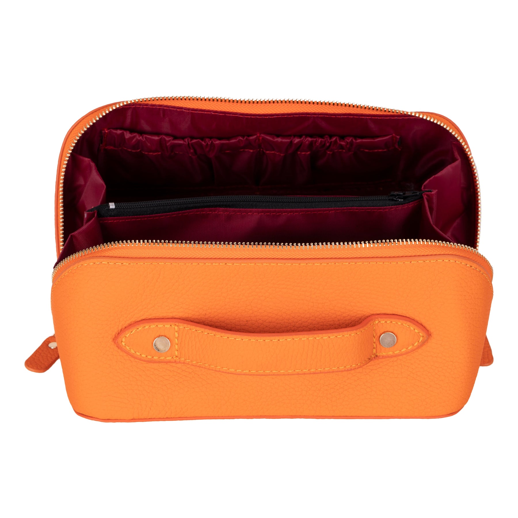 Ella-Make-up-Tasche aus Leder