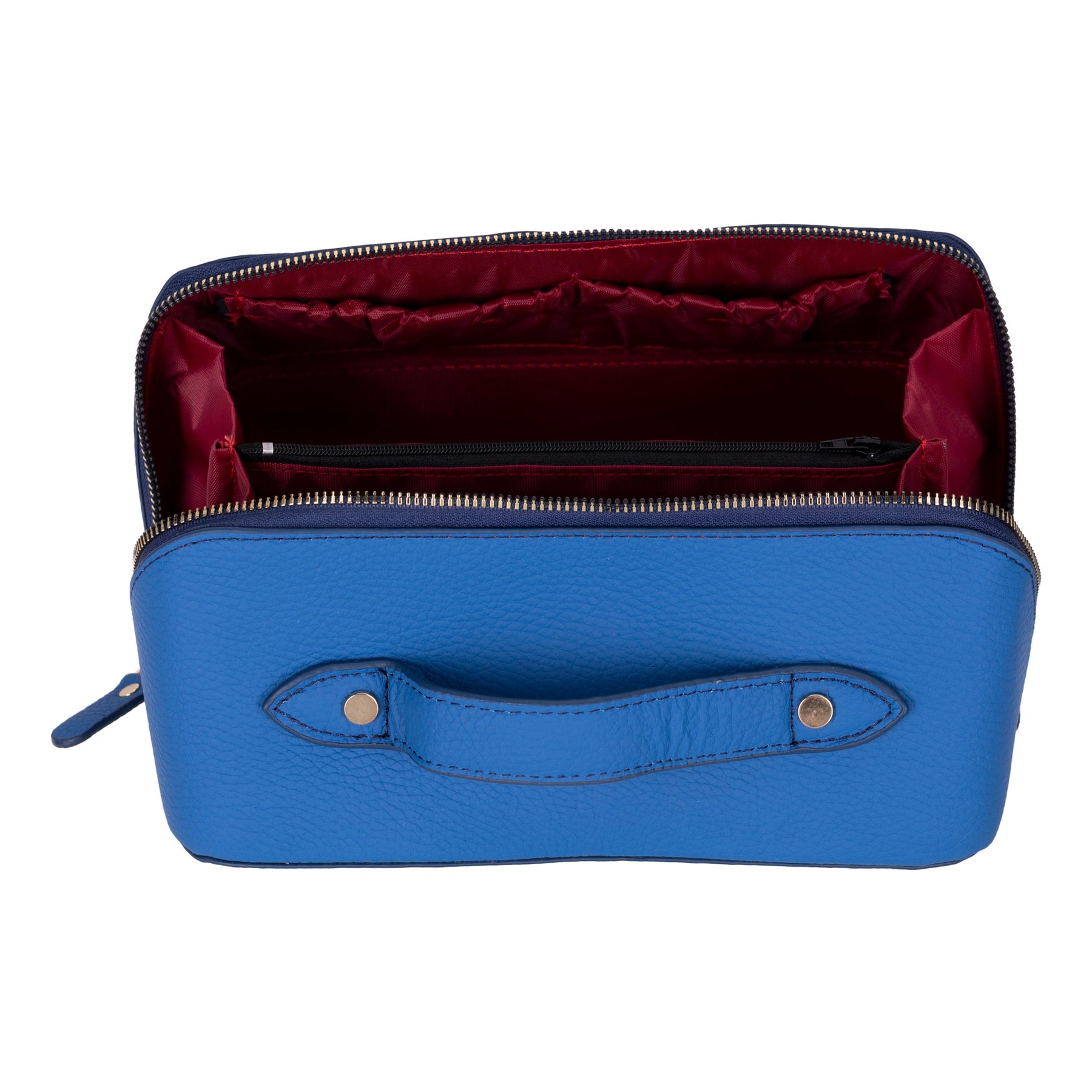 Ella-Make-up-Tasche aus Leder