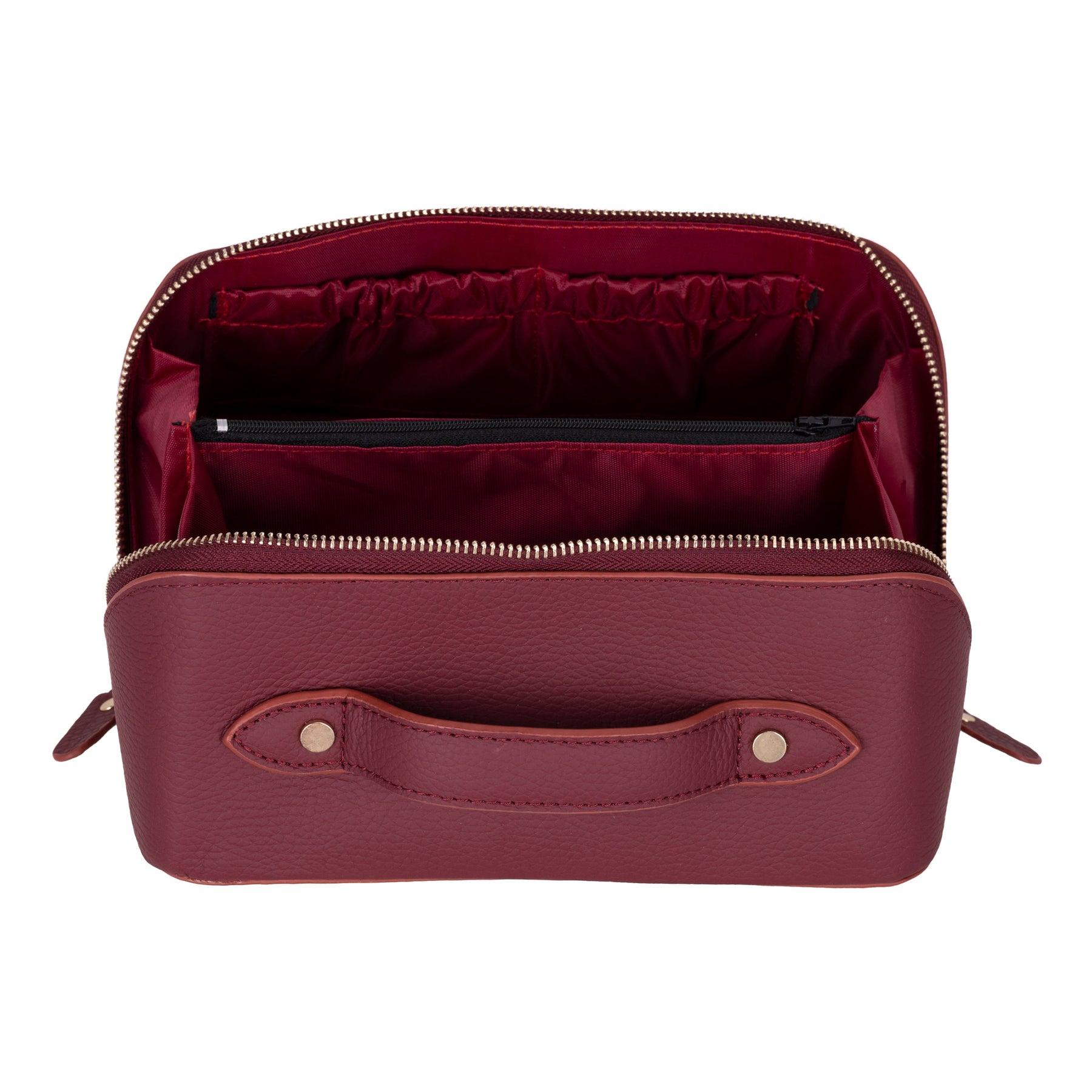 Ella-Make-up-Tasche aus Leder