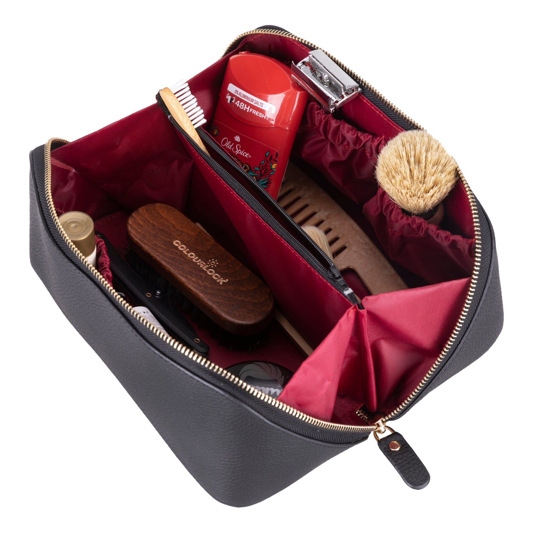 Ella-Make-up-Tasche aus Leder