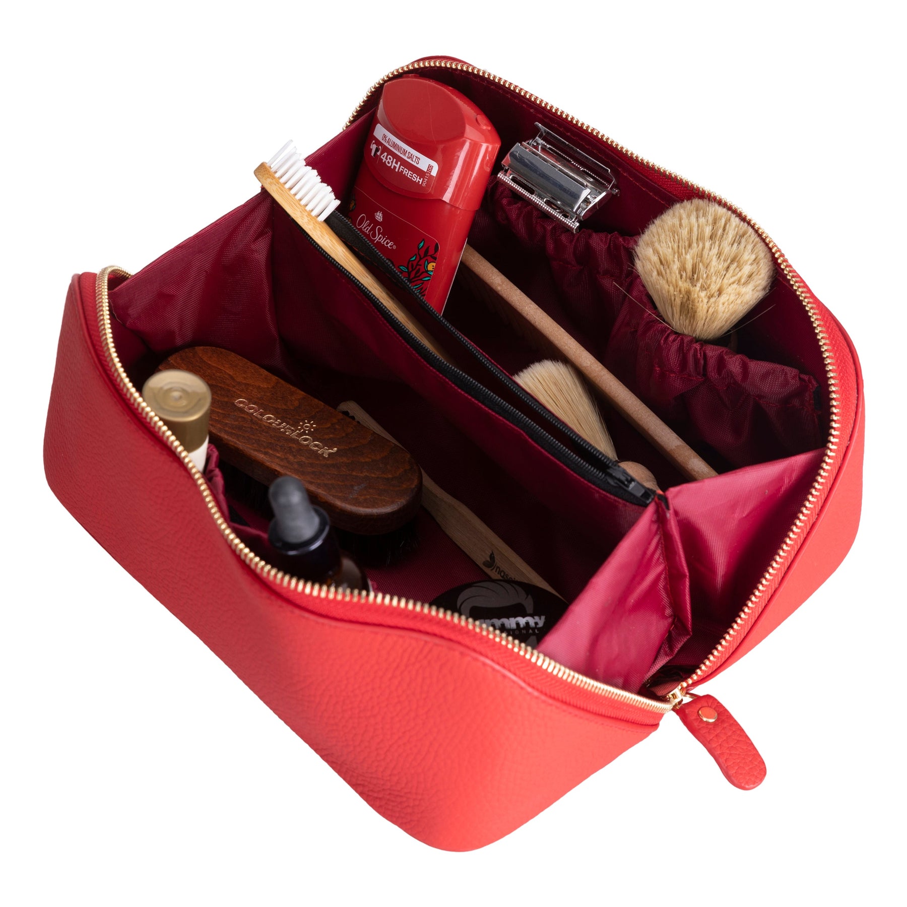 Ella-Make-up-Tasche aus Leder