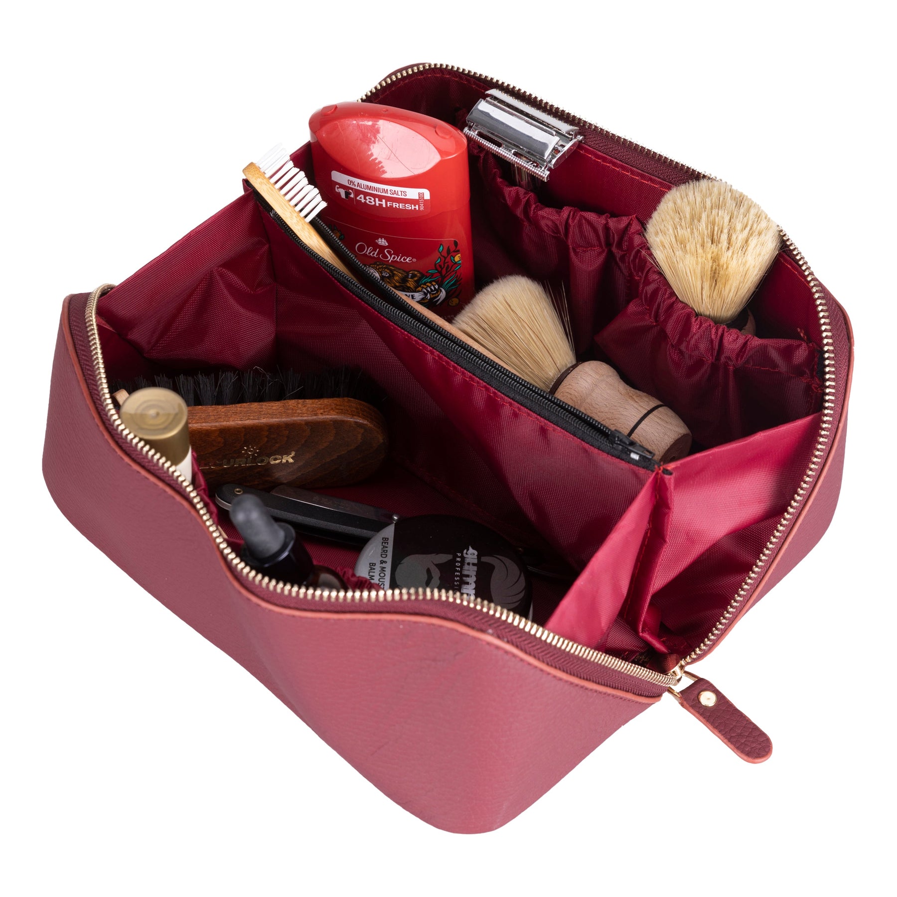 Ella-Make-up-Tasche aus Leder
