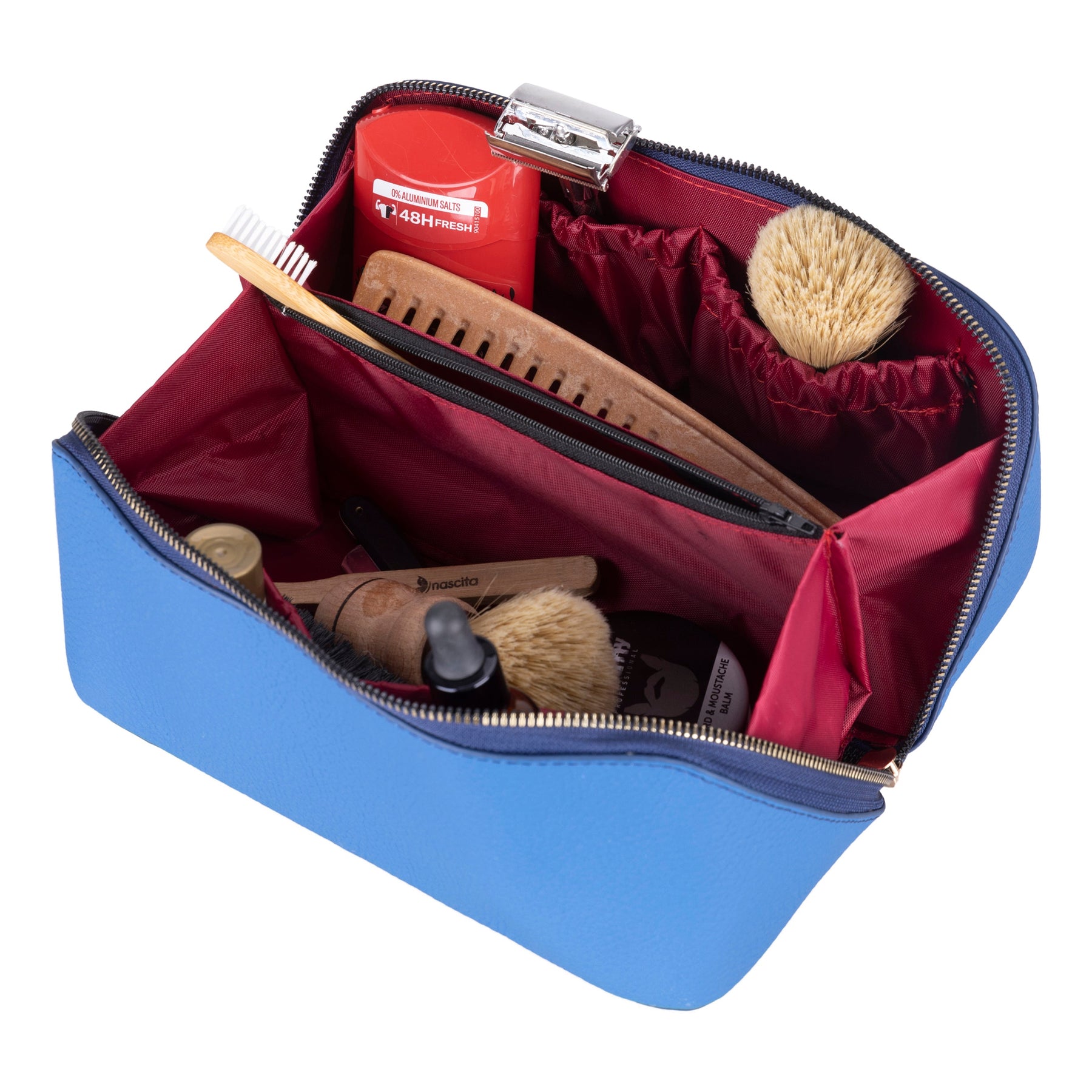 Ella-Make-up-Tasche aus Leder