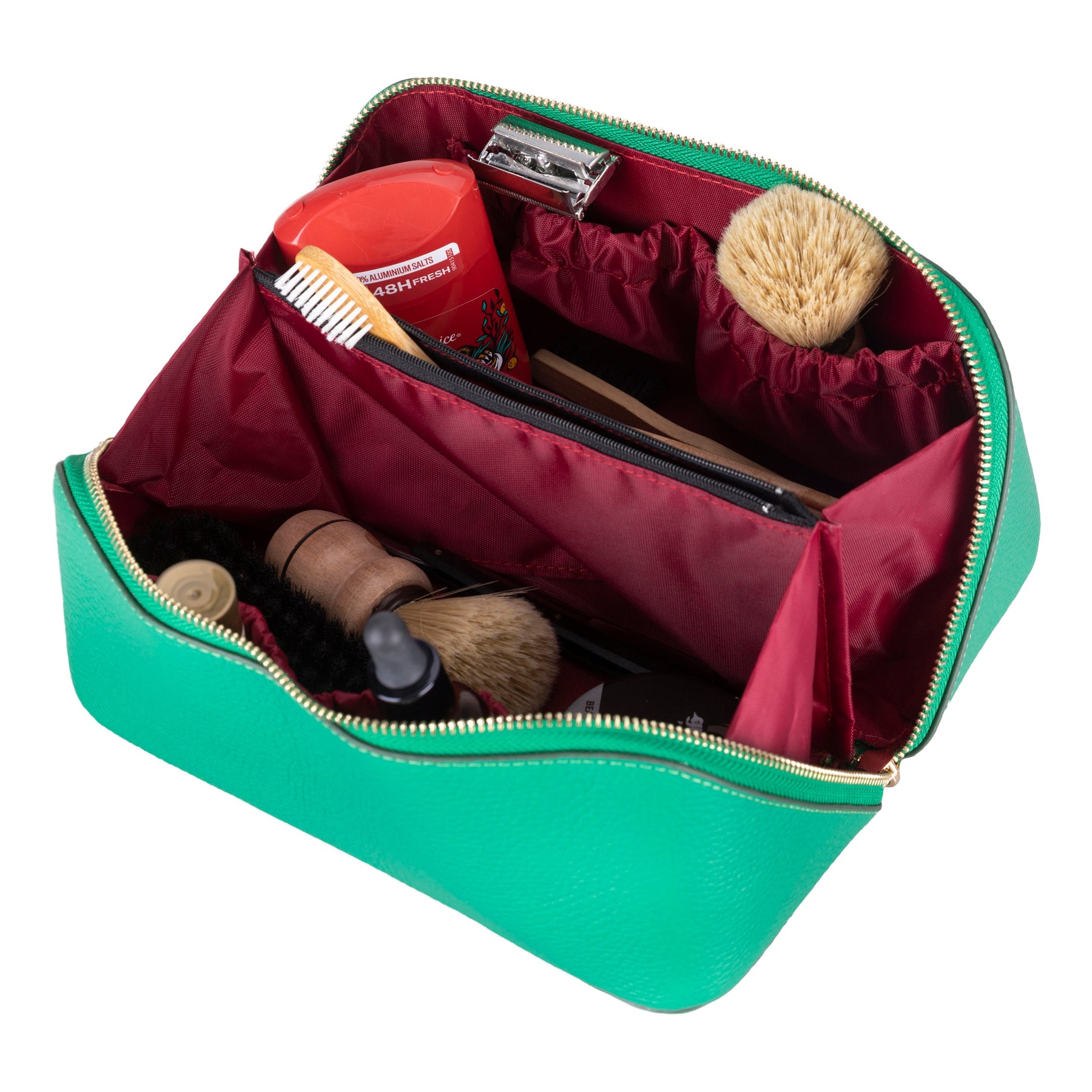 Ella-Make-up-Tasche aus Leder