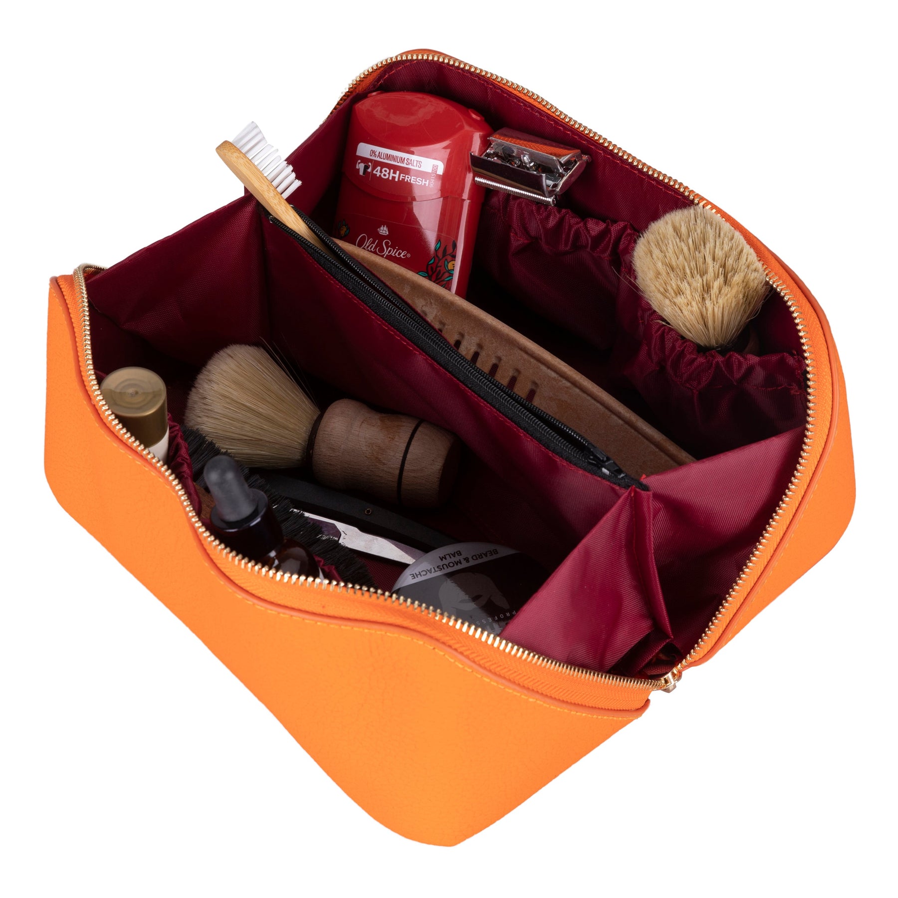 Ella-Make-up-Tasche aus Leder