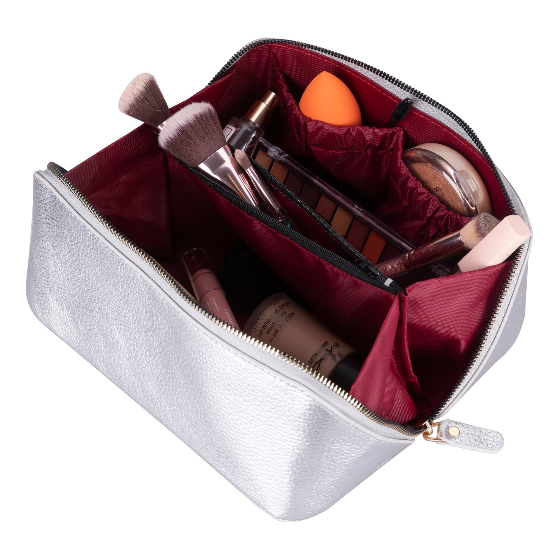 Ella-Make-up-Tasche aus Leder