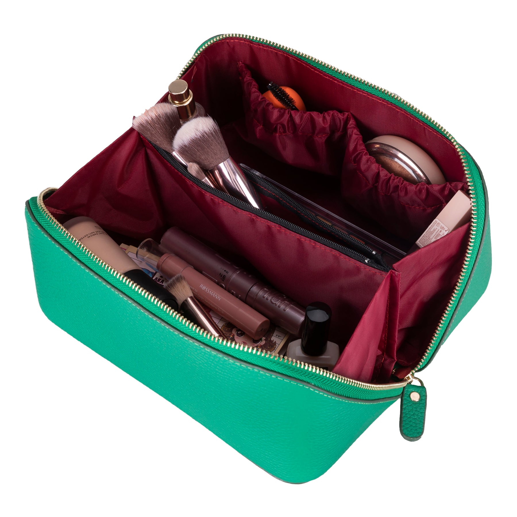 Ella-Make-up-Tasche aus Leder