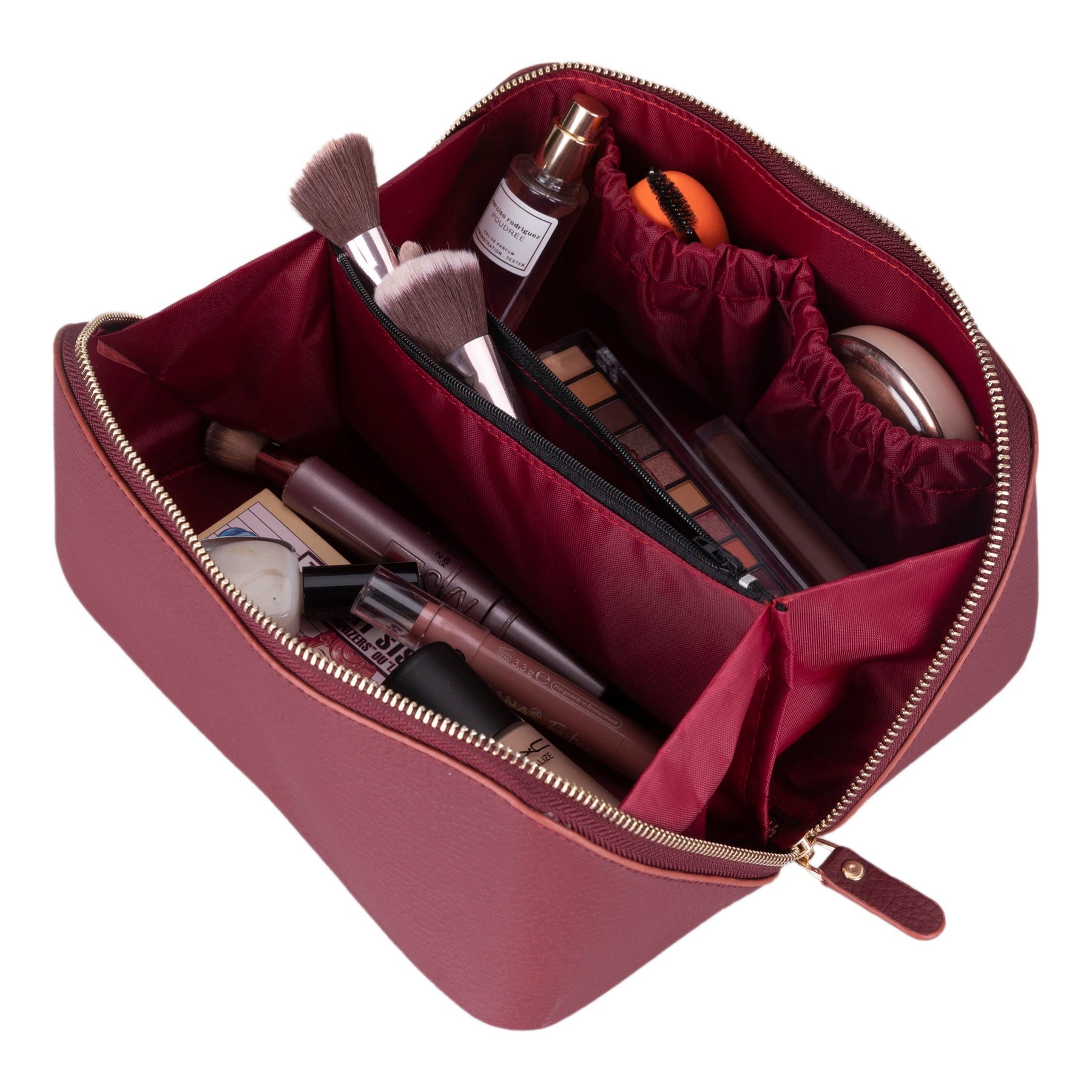 Ella-Make-up-Tasche aus Leder
