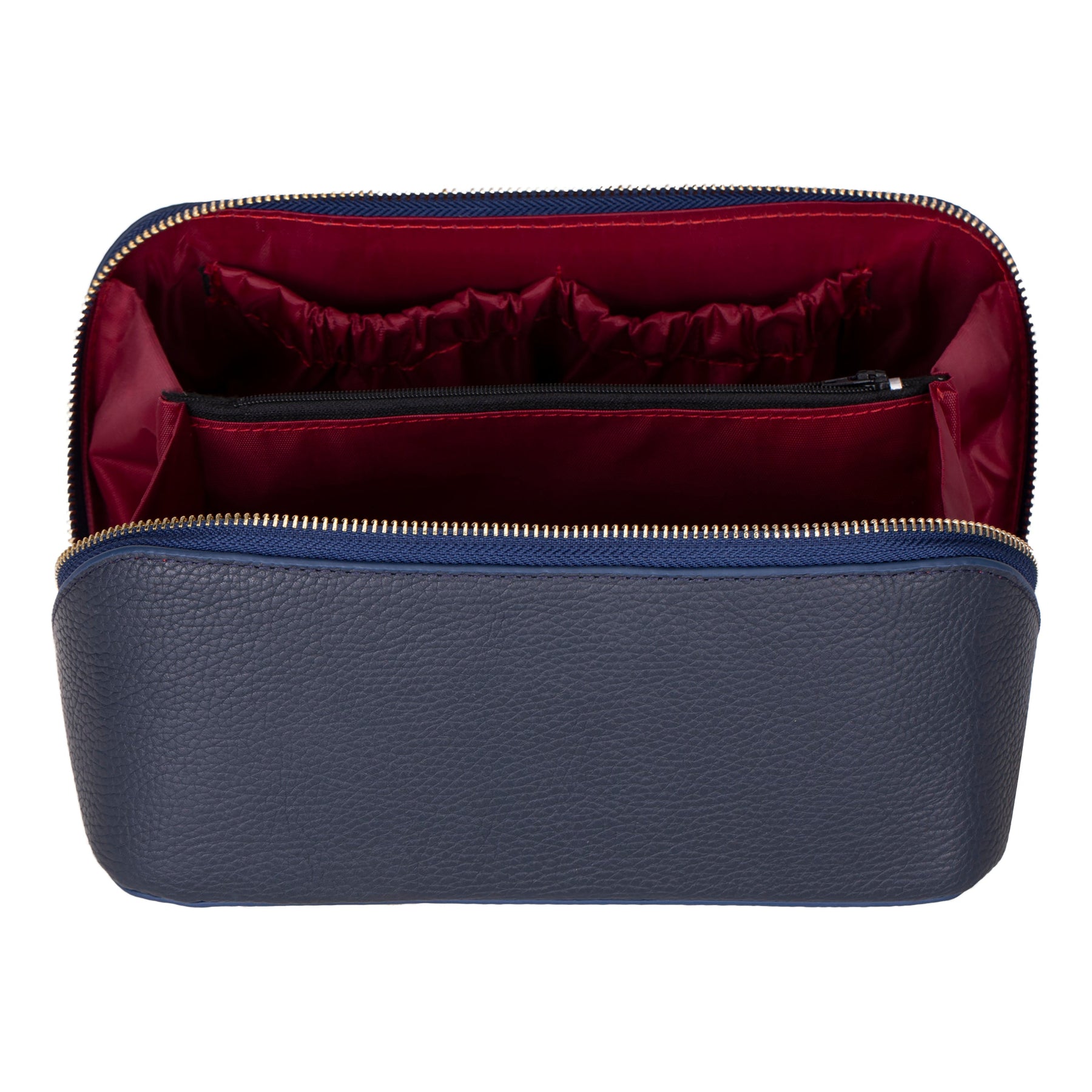 Ella-Make-up-Tasche aus Leder