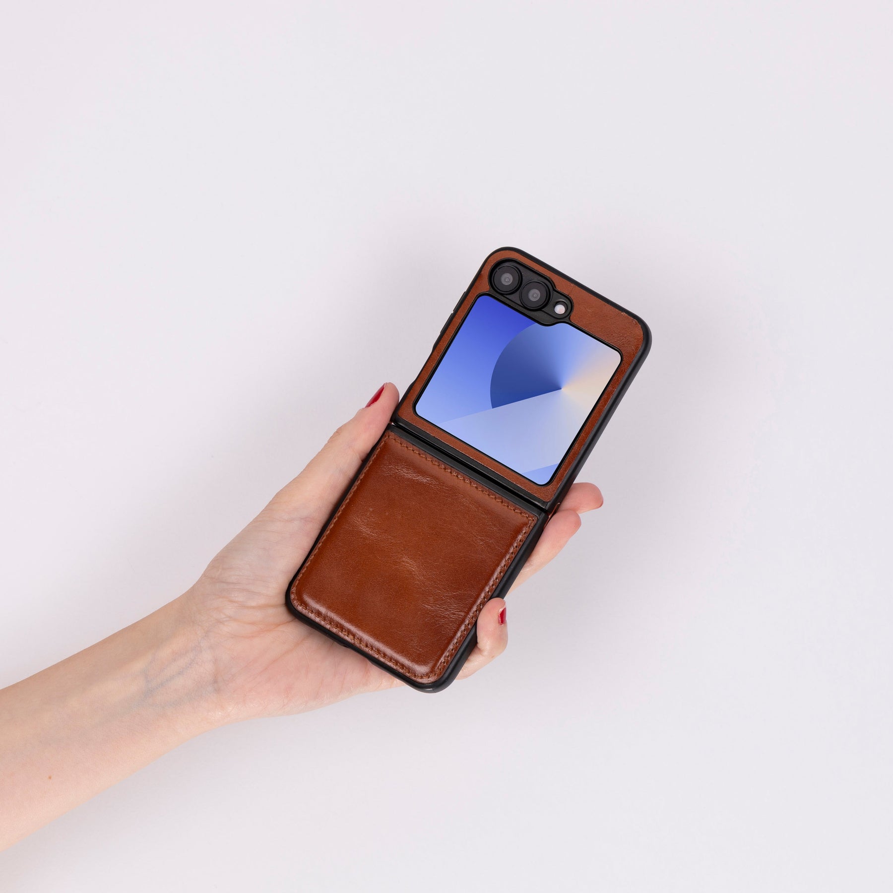 Flex Samsung Z Flip 5 Leder-Rückseite
