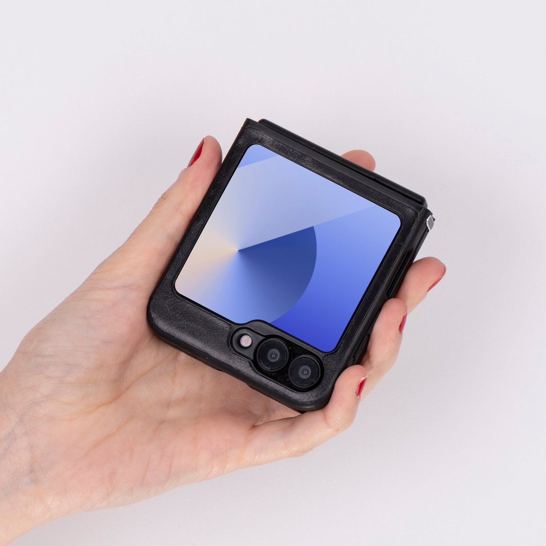 Flex Samsung Z Flip 5 Leder-Rückseite