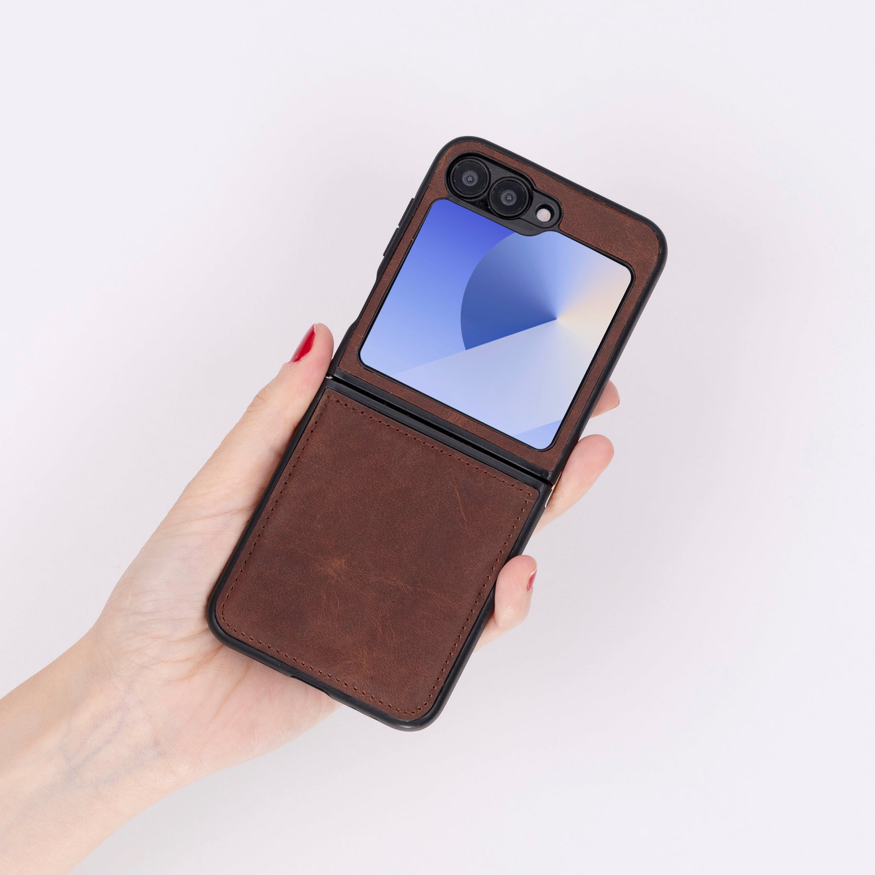 Flex Samsung Z Flip 5 Leder-Rückseite