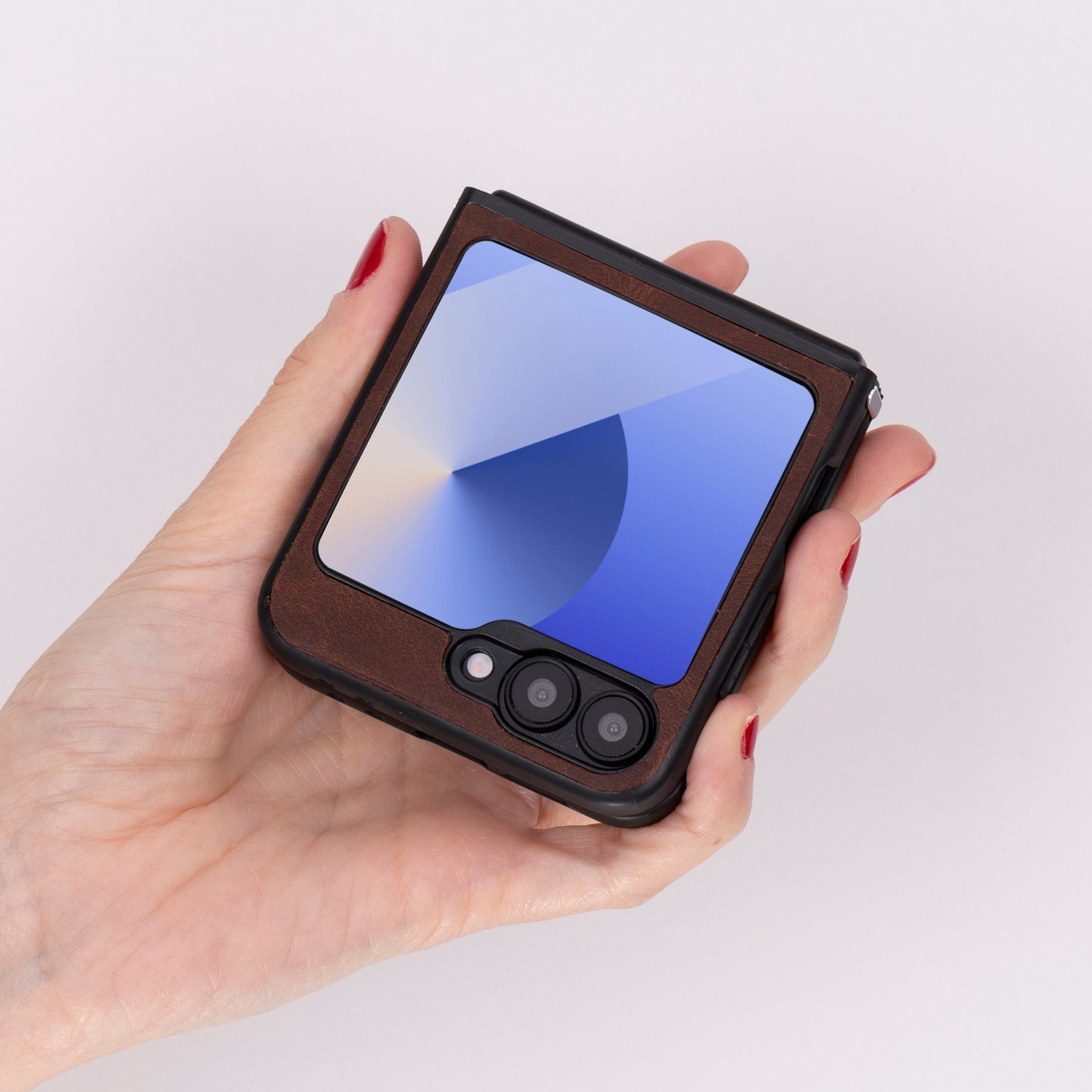 Flex Samsung Z Flip 5 Leder-Rückseite