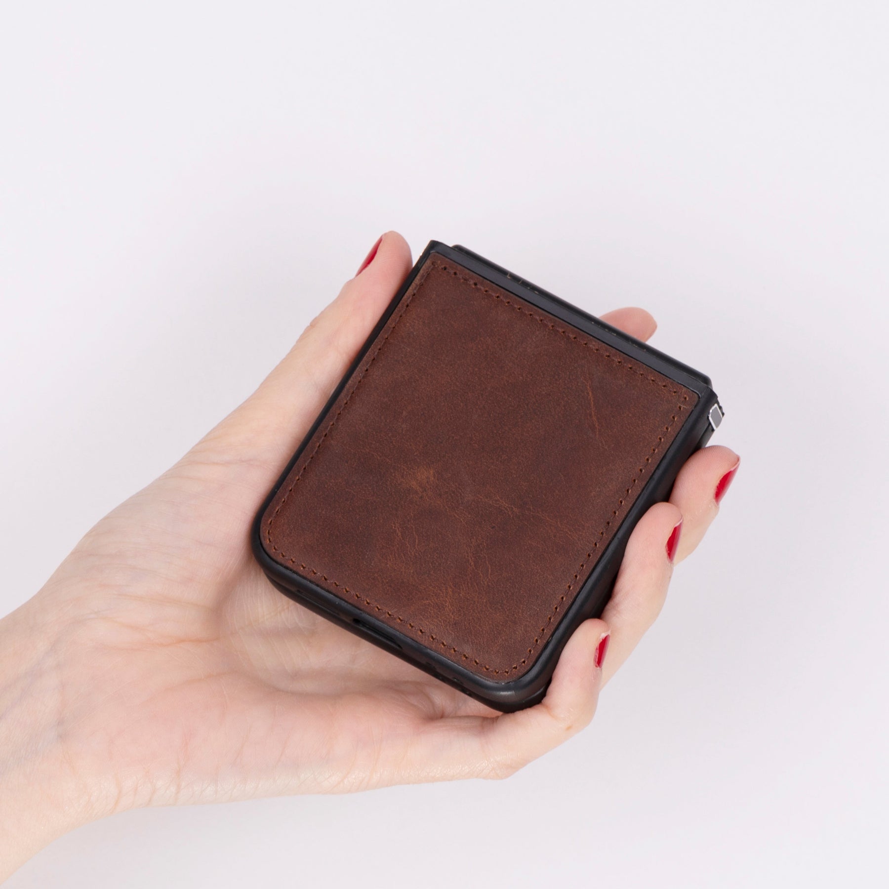 Flex Samsung Z Flip 5 Leder-Rückseite