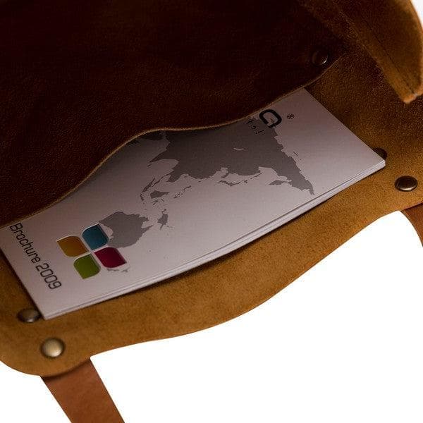 Moon Damen-Einkaufstasche aus echtem Leder