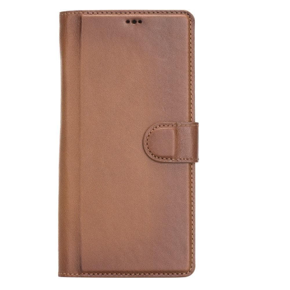 Magische abnehmbare Samsung-Brieftaschenhülle aus echtem Leder – MW