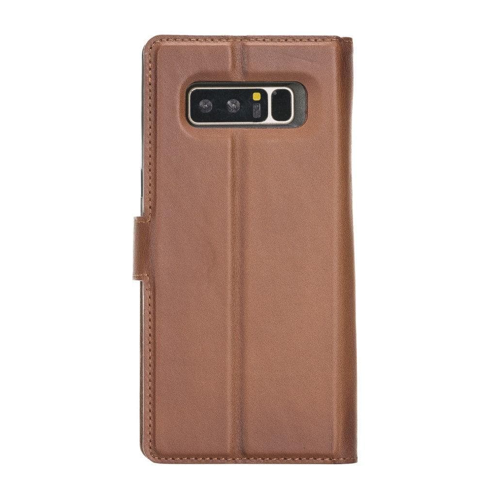 Magische abnehmbare Samsung-Brieftaschenhülle aus echtem Leder – MW