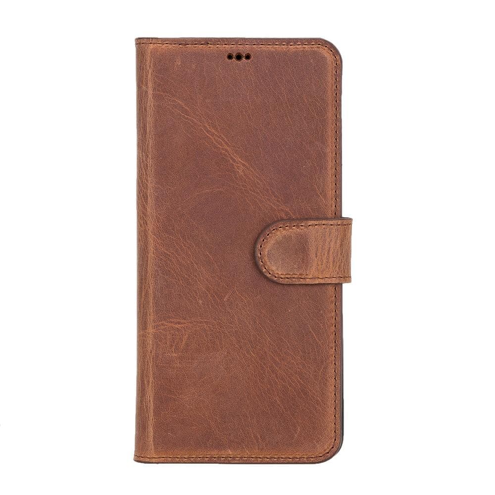 Magische Samsung Galaxy S20-Serie, abnehmbare Echtleder-Brieftaschenhülle – MW