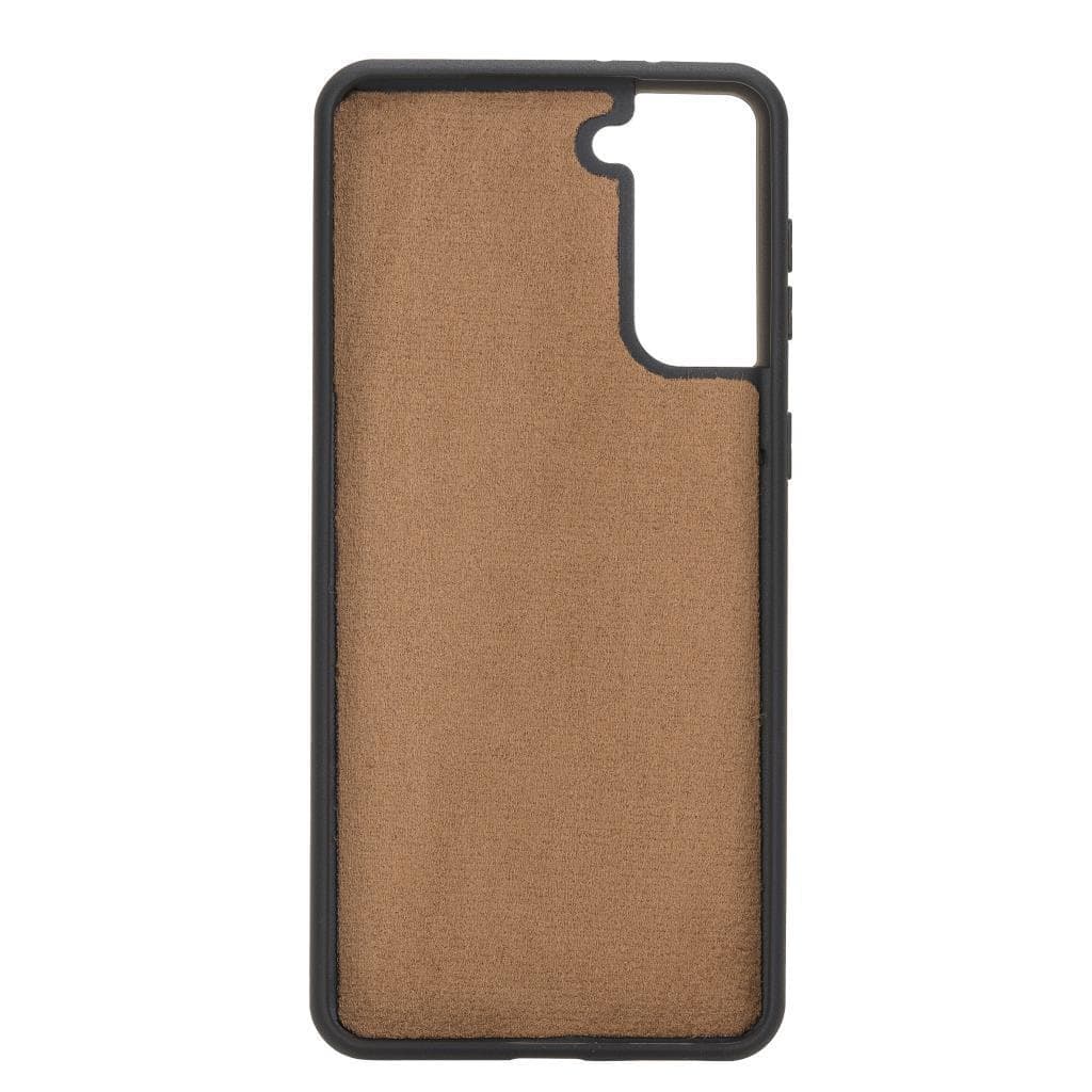 Magische Samsung Galaxy S21-Serie, abnehmbare Echtleder-Brieftaschenhülle – MW