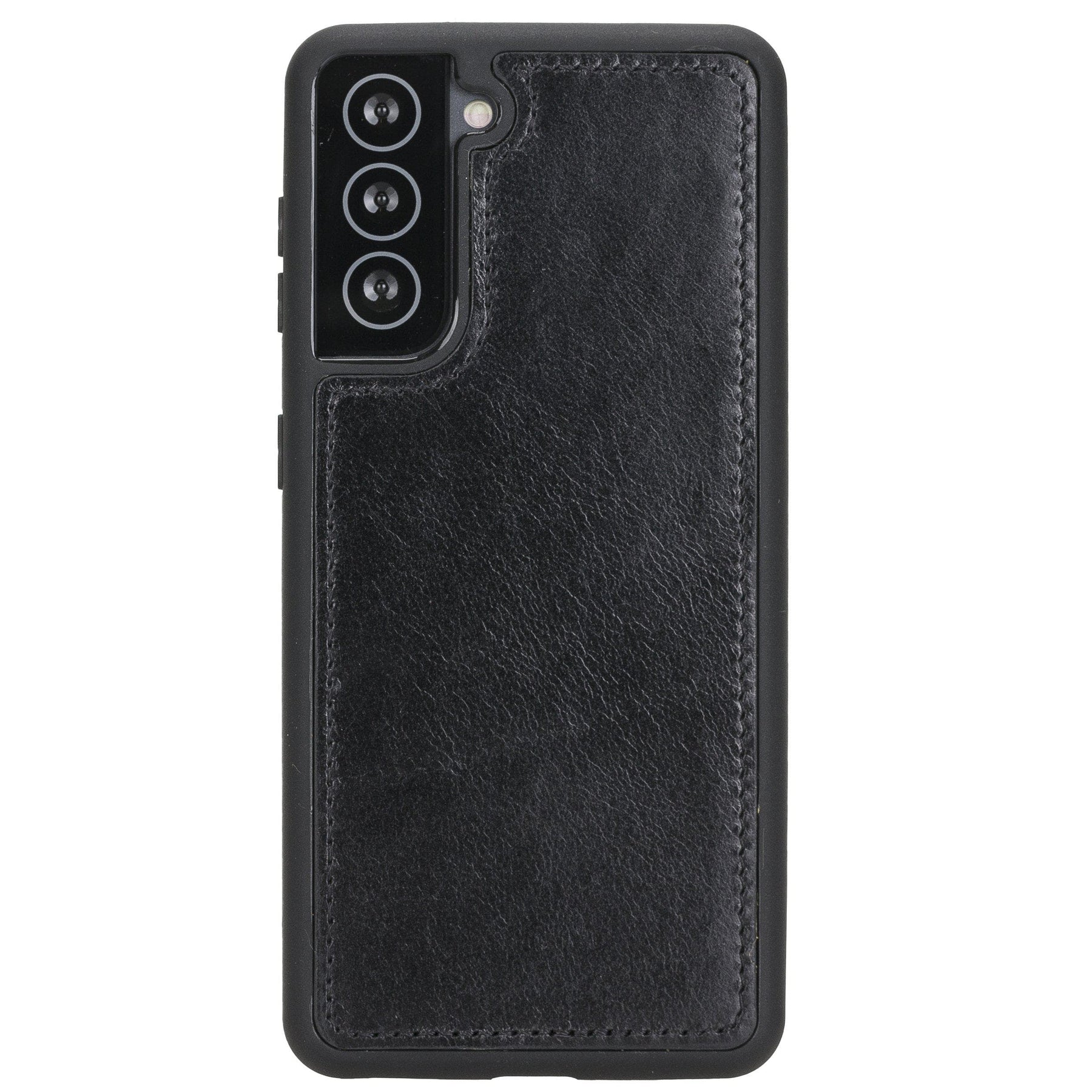 Magische Samsung Galaxy S21-Serie, abnehmbare Echtleder-Brieftaschenhülle – MW