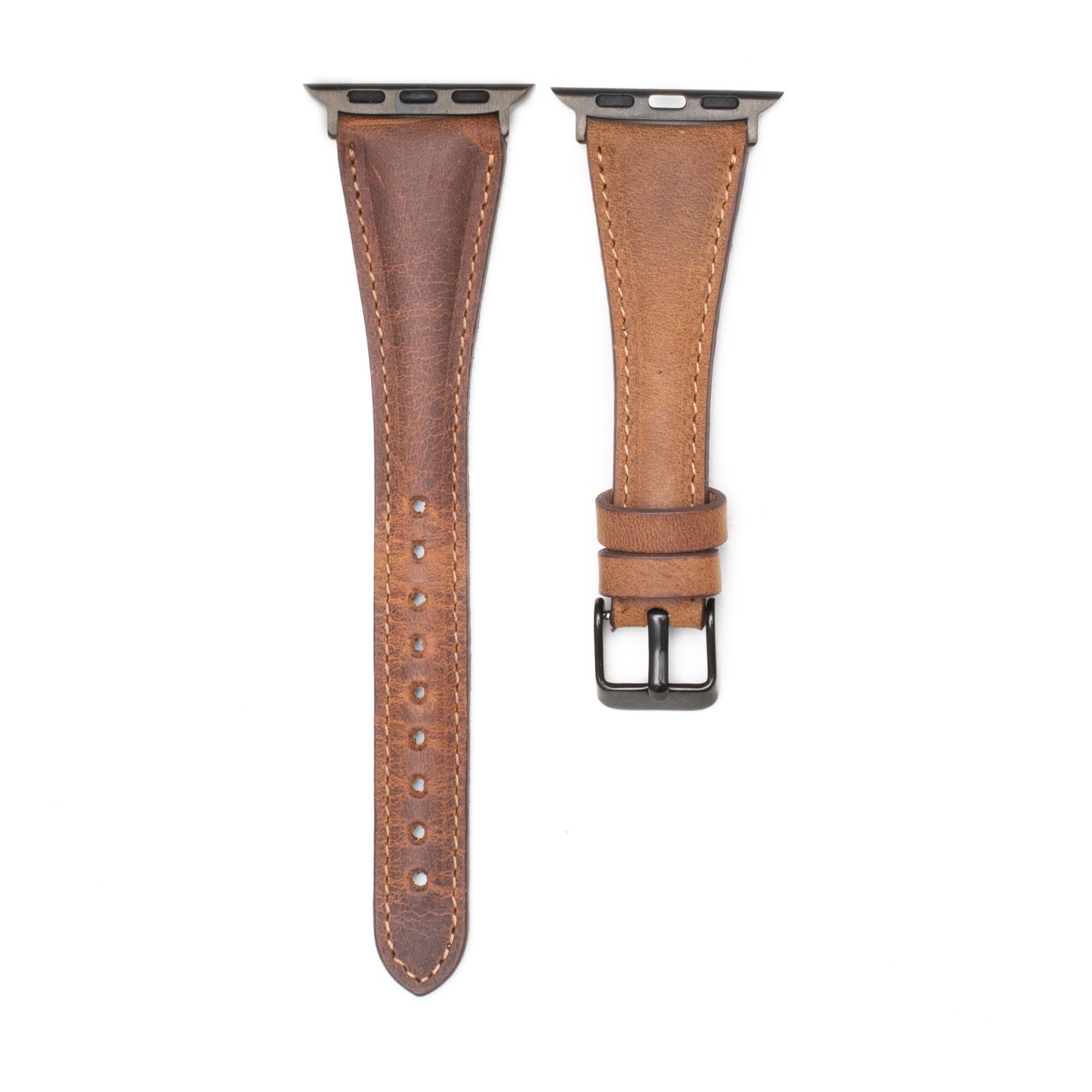 Leren Bandje Apple Watch S - Antiek Bruin - Oblac