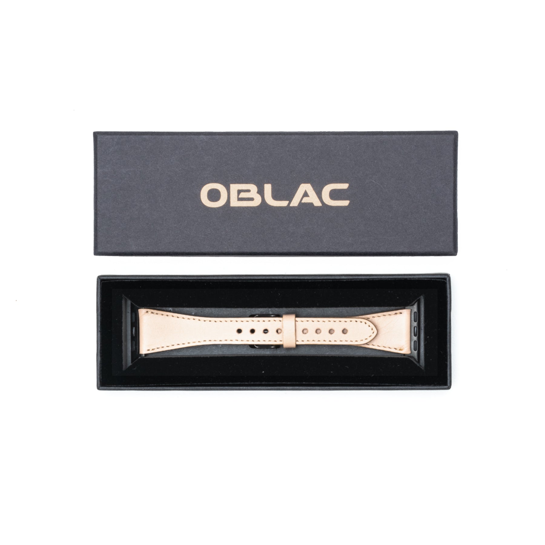 Leren Bandje Apple Watch S - Amarant Roze - Oblac