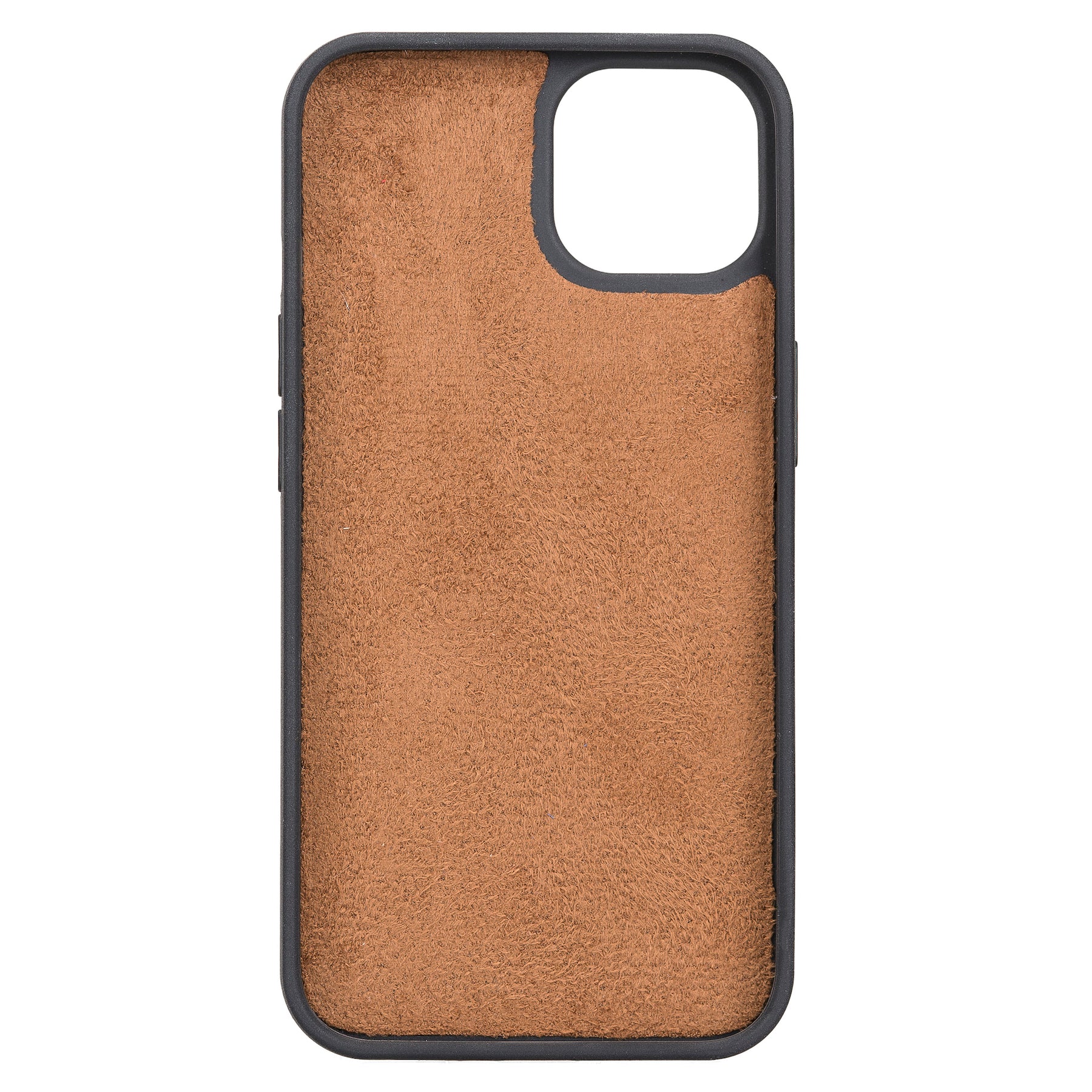 iPhone 13 hoesje cognac bruin leer