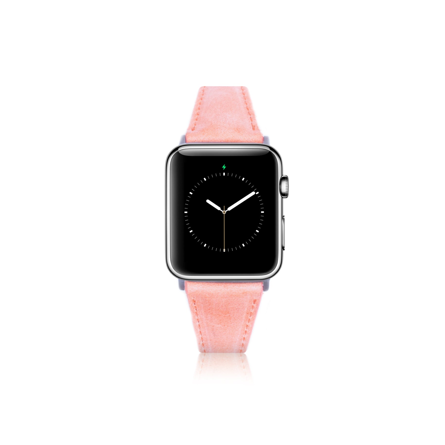 Leren Bandje Apple Watch S- Salmon Roze - Oblac