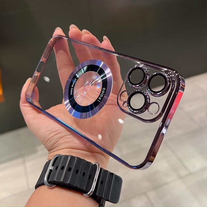iPhone Hoesje met Magnetische Ring Kickstand en Camerabescherming