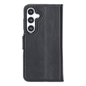 Magische Samsung Galaxy S25 abnehmbare Leder-Brieftaschenhülle