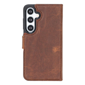 Magische Samsung Galaxy S25 abnehmbare Leder-Brieftaschenhülle