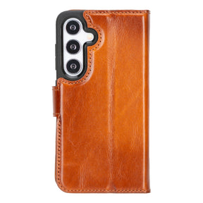 Magische Samsung Galaxy S25 abnehmbare Leder-Brieftaschenhülle