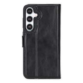 Magische Samsung Galaxy S25 abnehmbare Leder-Brieftaschenhülle