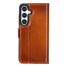 Magische Samsung Galaxy S25 abnehmbare Leder-Brieftaschenhülle