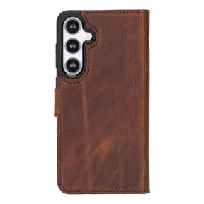 Magische Samsung Galaxy S25 abnehmbare Leder-Brieftaschenhülle