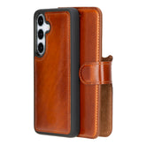 Magische Samsung Galaxy S25 abnehmbare Leder-Brieftaschenhülle