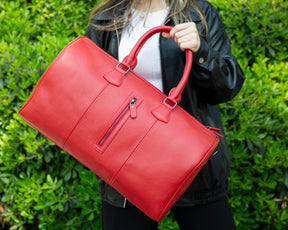 Dolly Weekender-Reisetasche aus Leder