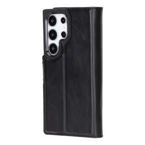 Magische Samsung Galaxy S25 abnehmbare Leder-Brieftaschenhülle