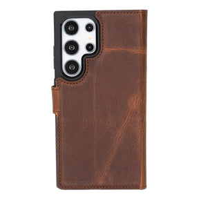 Magische Samsung Galaxy S25 abnehmbare Leder-Brieftaschenhülle
