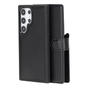 Magische Samsung Galaxy S25 abnehmbare Leder-Brieftaschenhülle