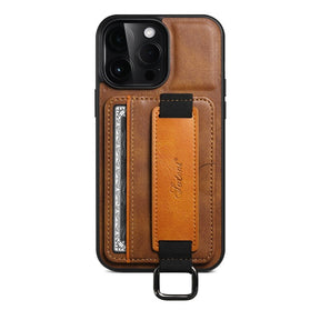 PU-leren telefoonhoesje met handige polsband