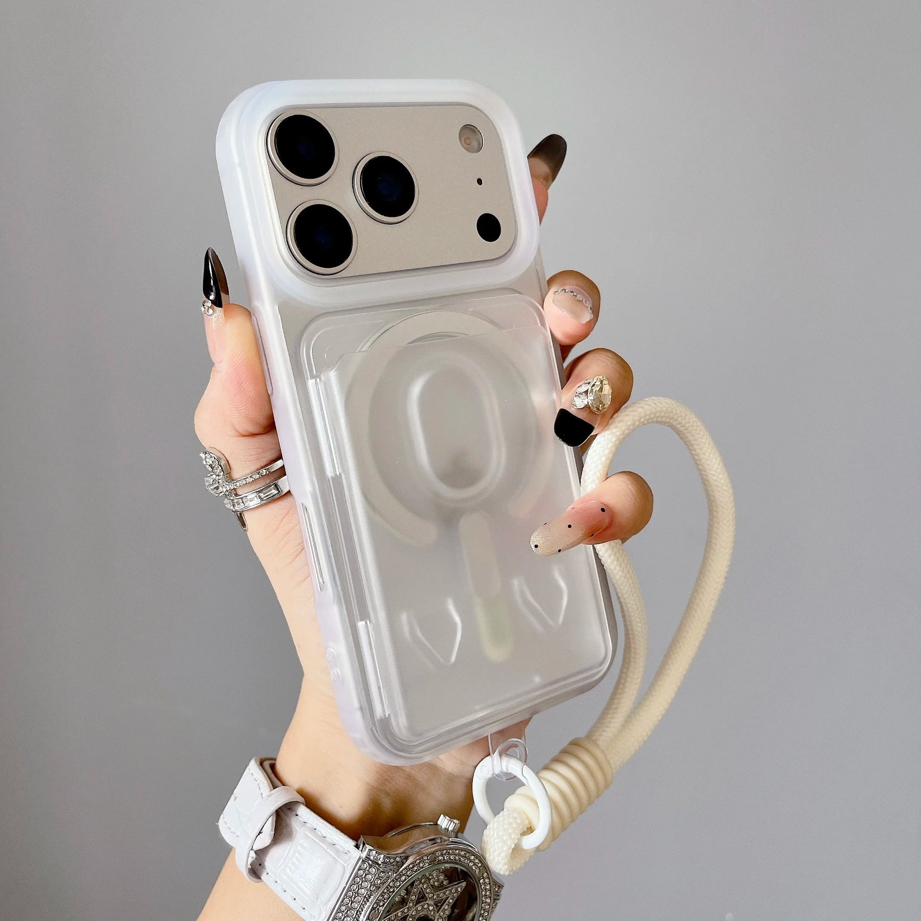 iPhone-hoesje Met Portemonnee En Polsband
