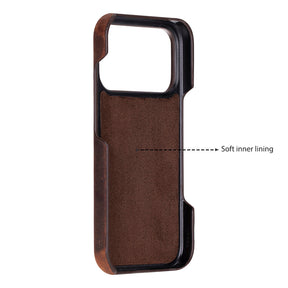 Ultimate Jacket lederen hoesje voor iPhone 17 Pro
