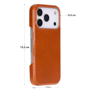 Ultimate Jacket lederen hoesje voor iPhone 17 Pro