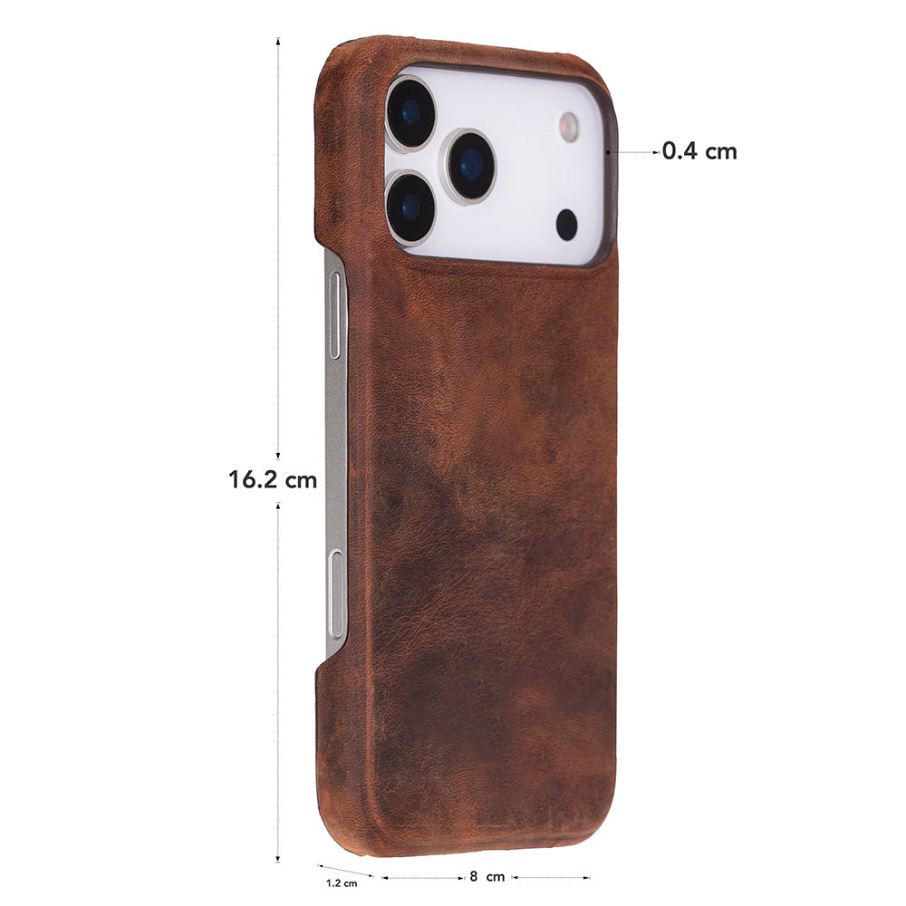 Ultimate Jacket lederen hoesje voor iPhone 17 Pro Max